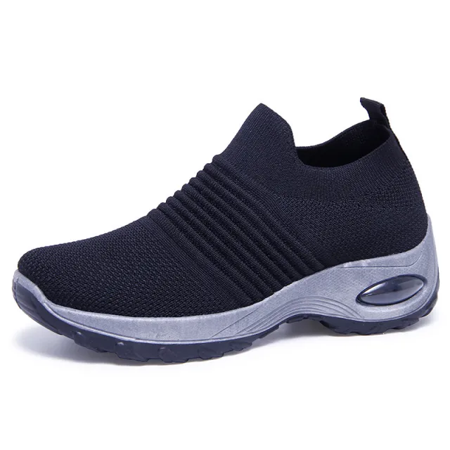 Women's Sneaker Fashion Slip on Plus Size Women's Shoes Black - Shop at LoveMi
