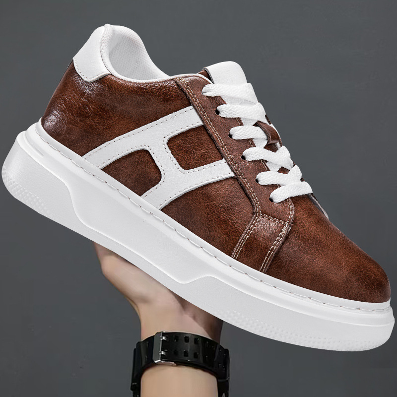 Mens Breathable Casual Height-increasing Shoes