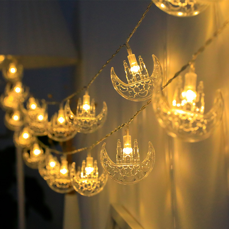Creative Simple Moon Holiday Decoration LED Lighting Chain
