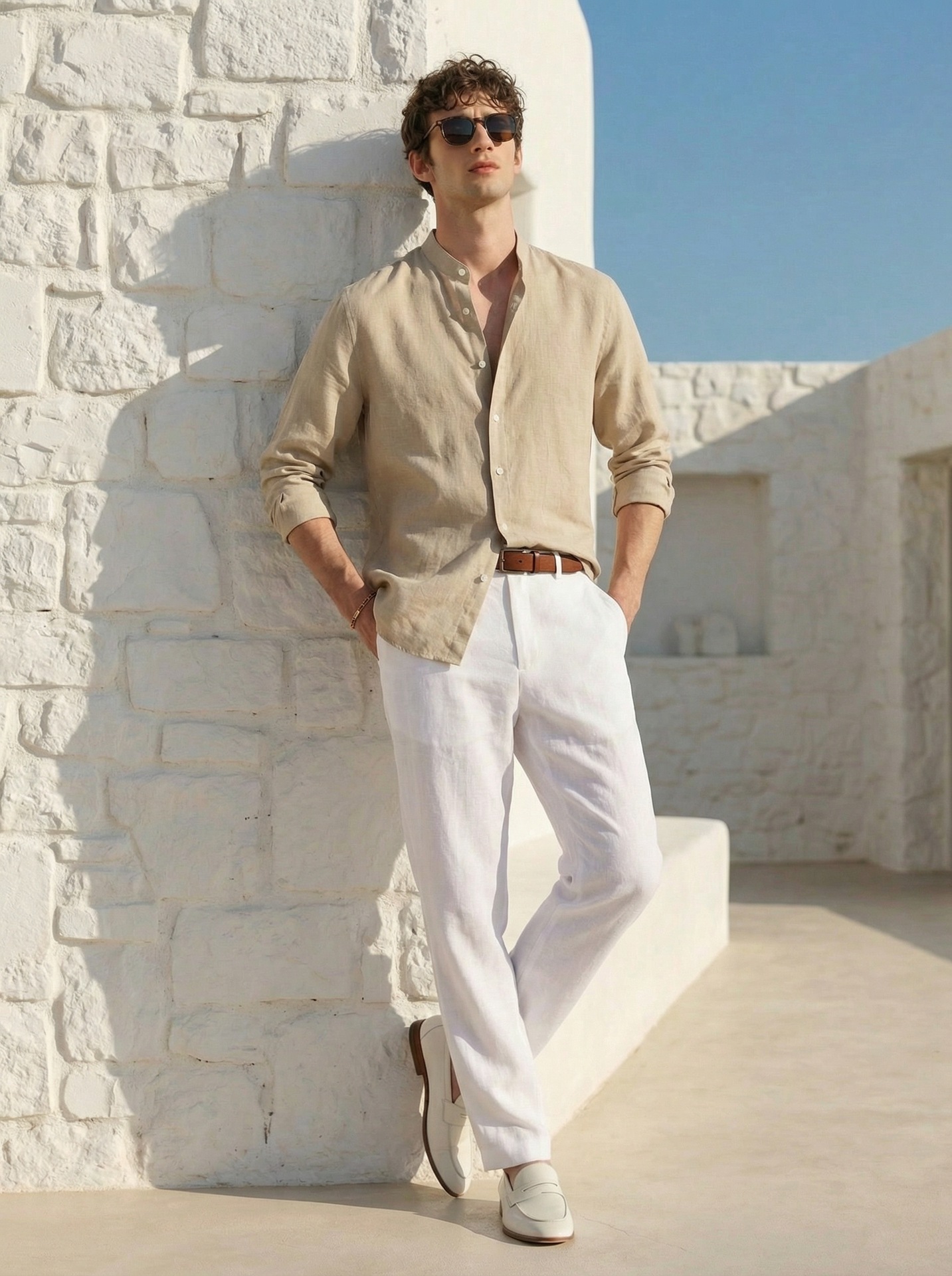 Long Sleeve Linen Shirt, picture 6 of 10