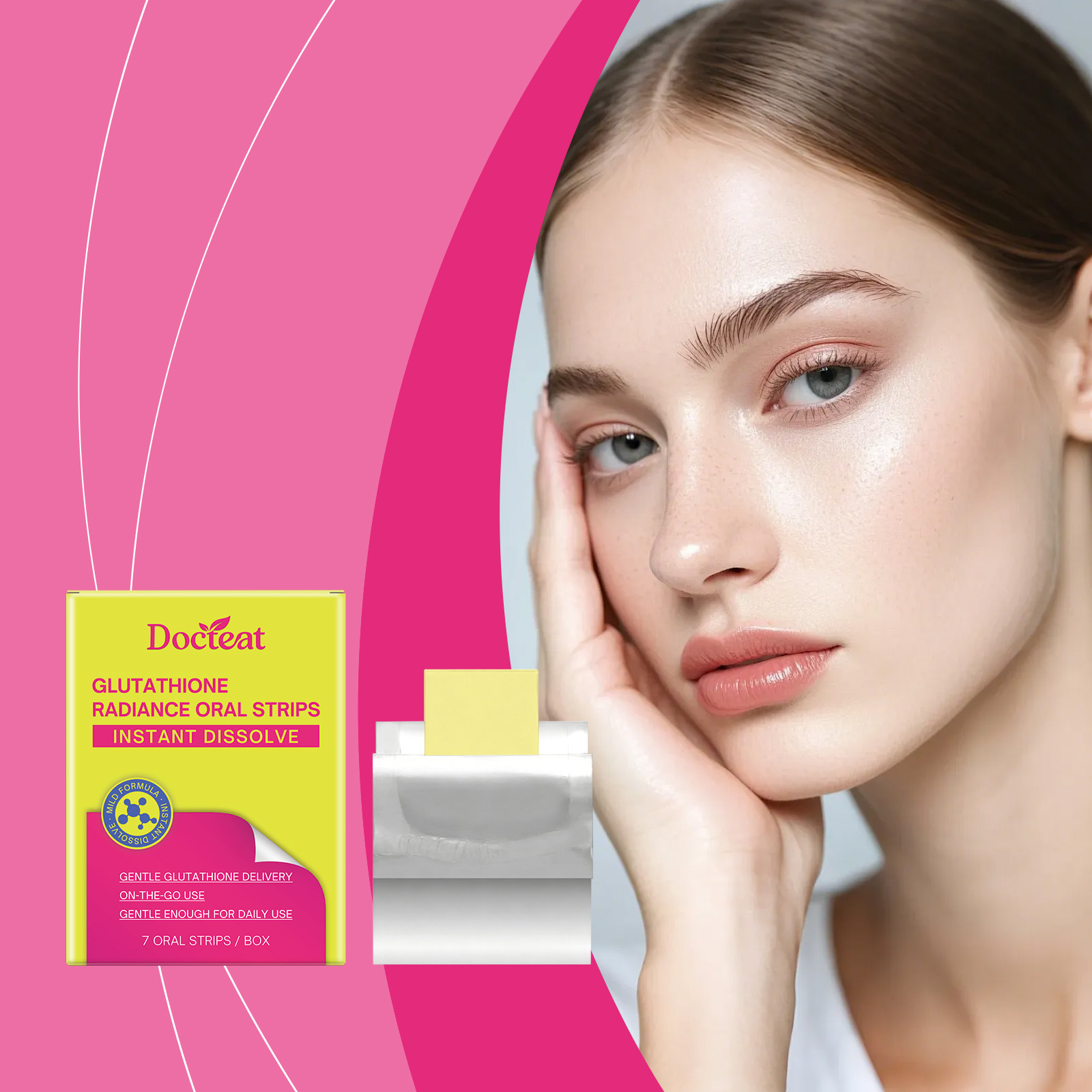 Glutathione Brightening Oral Patches