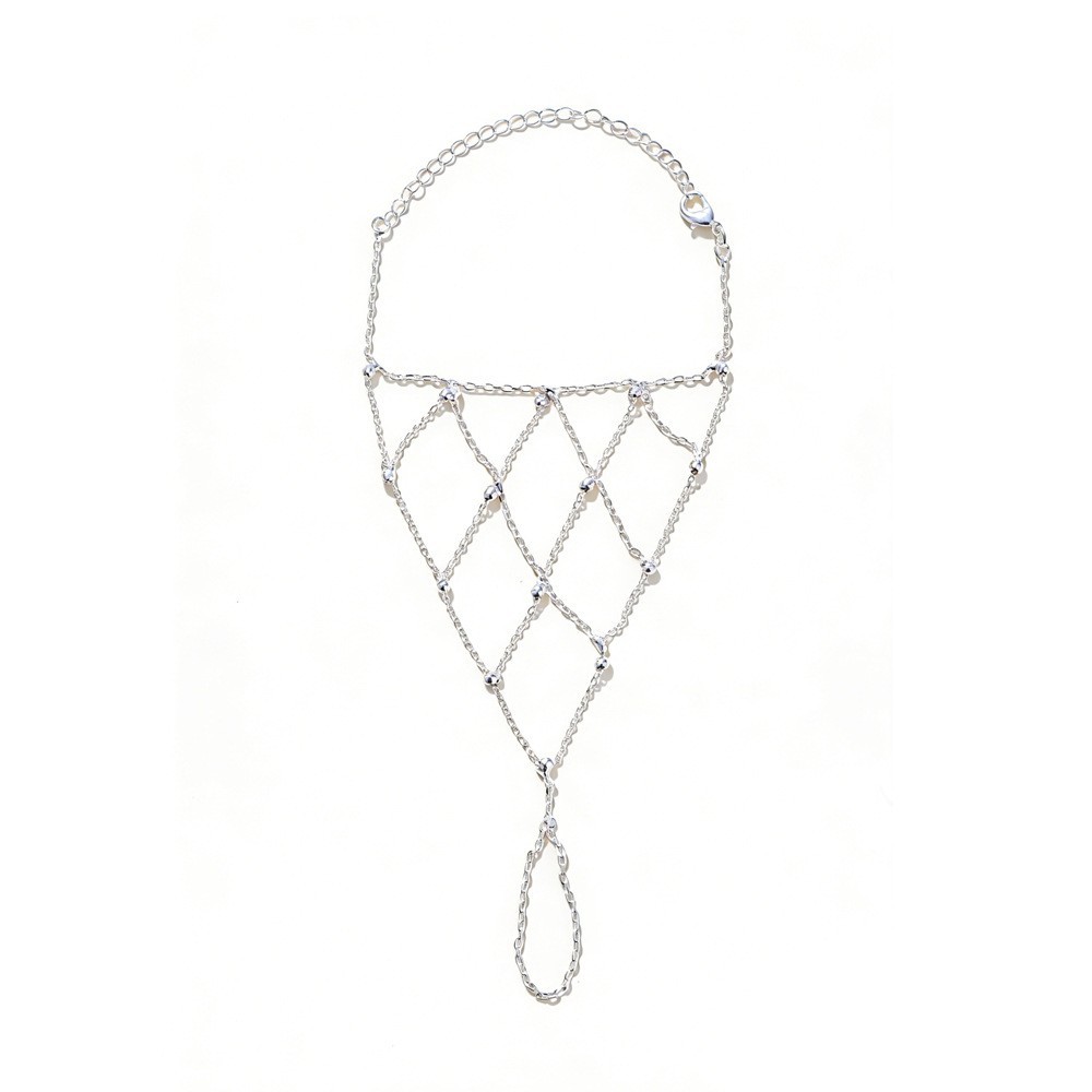 Full-diamond Mitten-style Bracelet For Women