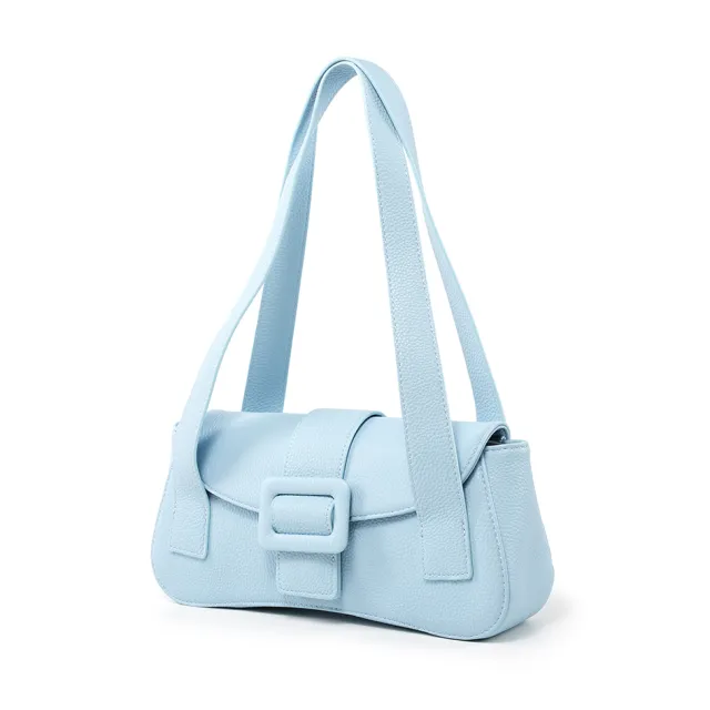 Pure Color All matching Spring And Summer Sweet One shoulder Bag Blue - Shop at LoveMi
