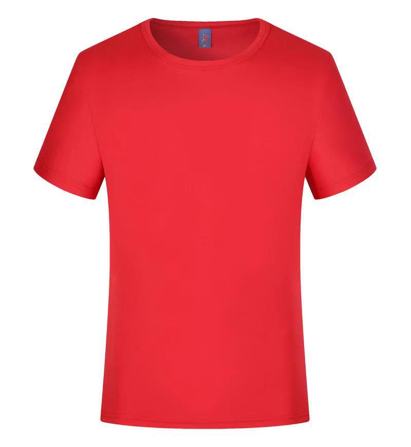 Ice Silk Quick Drying Clothes Short Sleeve Round Neck T-shirt