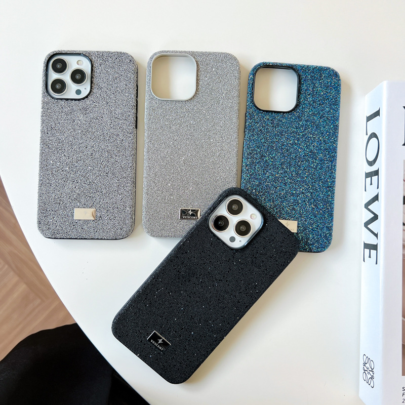 Anti-wear Luxury Rhinestone Soft Glue Phone Case