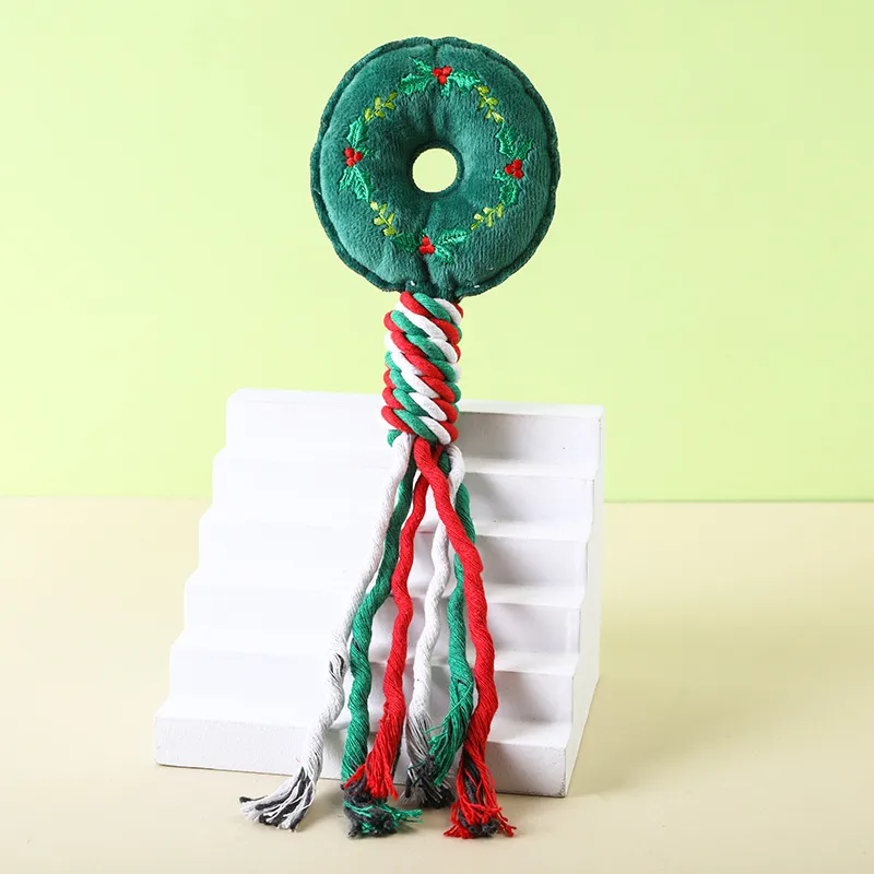 Christmas Cotton String Pet Plush Toy Molar Resistance – image 4