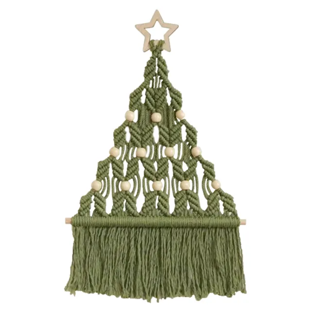 Christmas Decoration Handmade Weaving Tapestry Army Green Finished Product - Shop at LoveMi