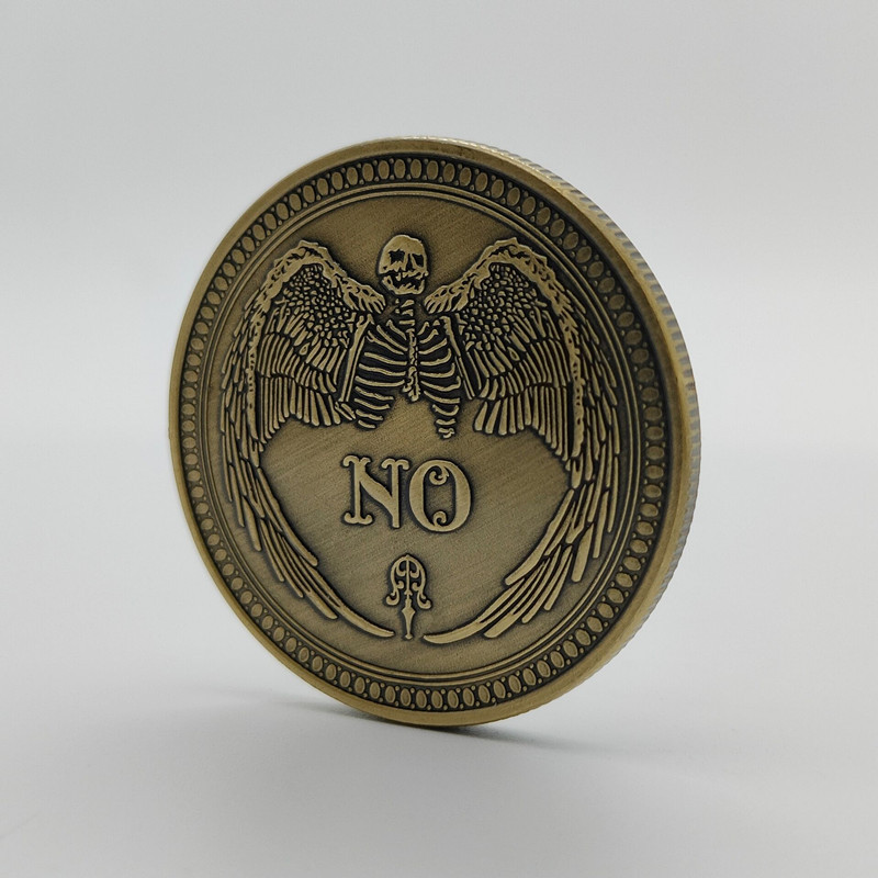 Three-dimensional Relief Ancient Bronze Lucky Coin