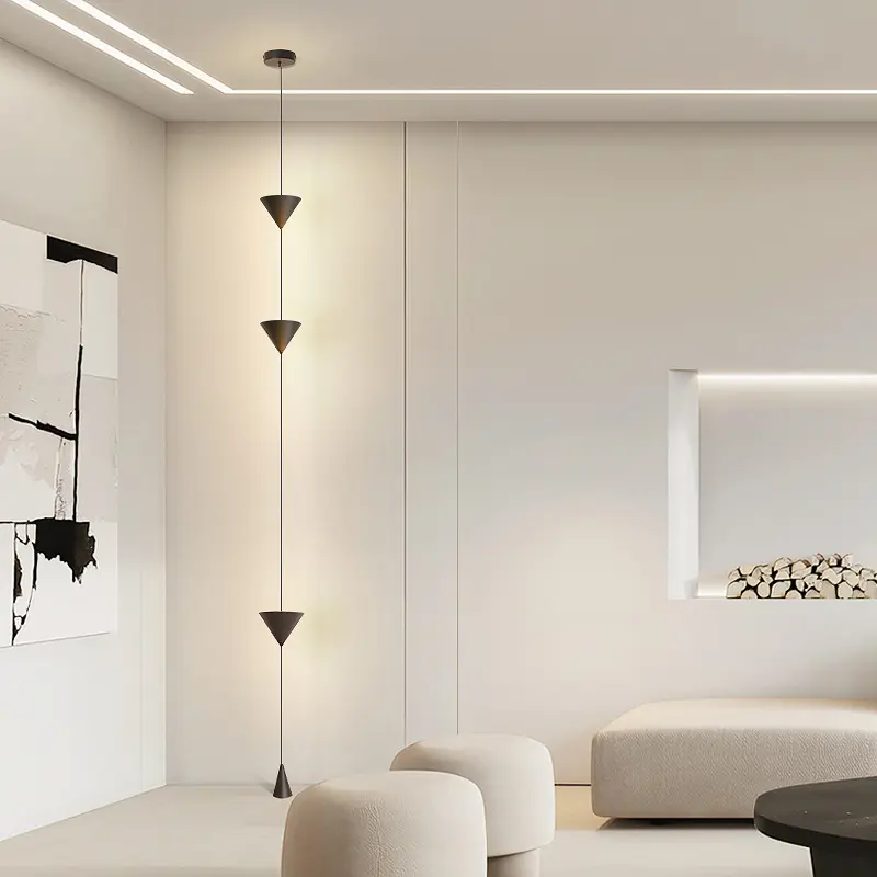 Living Room Sofa Background Wall Decoration Ambience