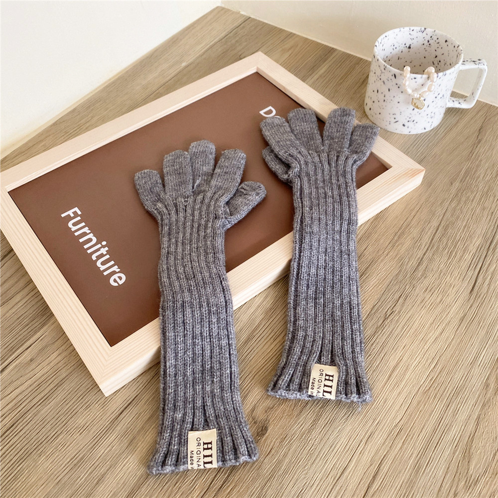 13 Long Gloves Gray