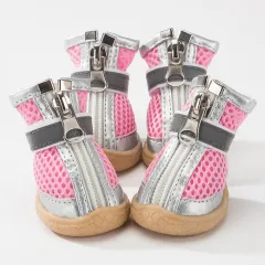 Dog Shoes Anti-drop Breathable Shoes - Pink Girl - View 1