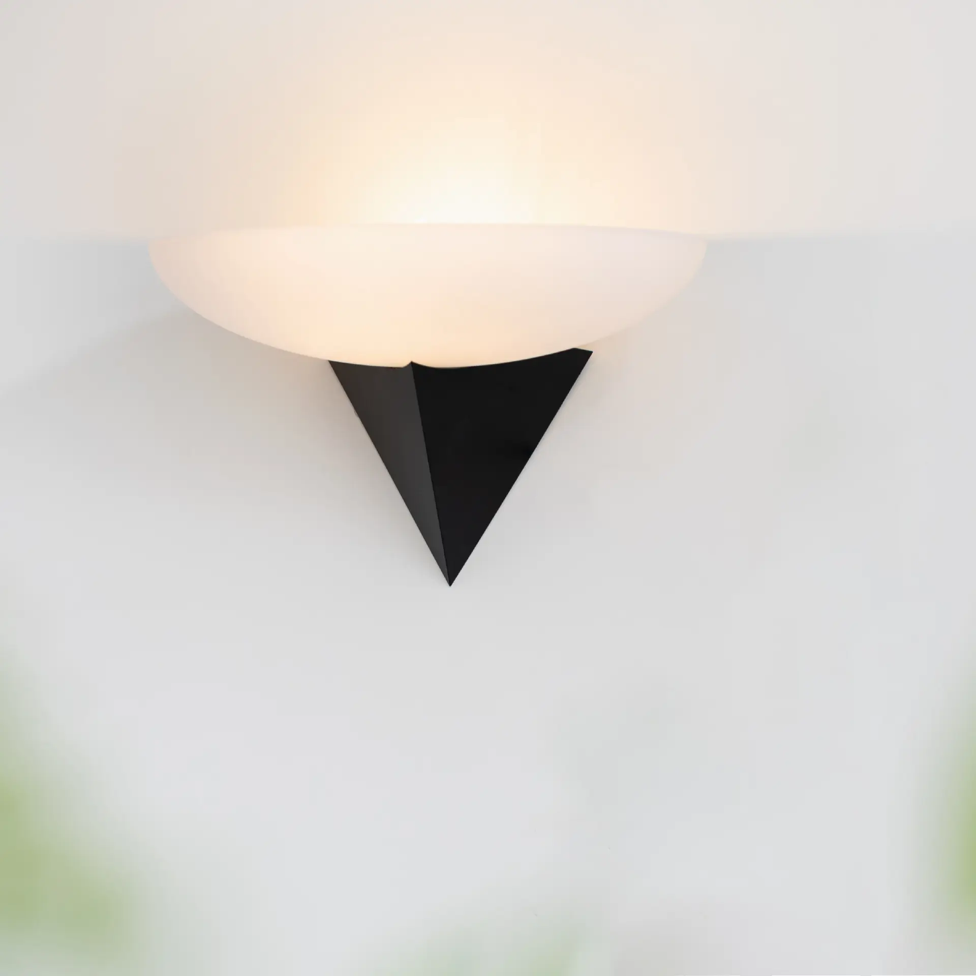 Living Room Background Wall Glass Lamp Corridor