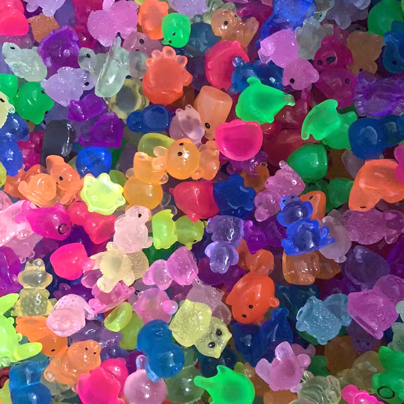 Christmas Blind Bag Small Animal Cute Mini Small Ornaments Luminous