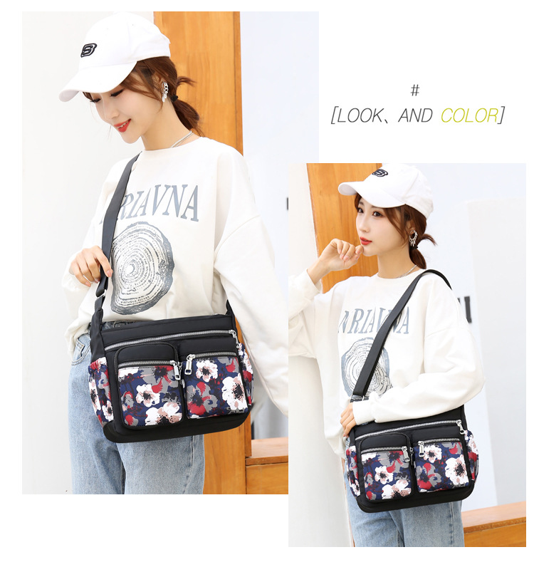 Title 8, Borsa a tracolla donna versione coreana in tess...