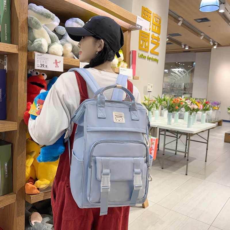 Students School Backpack For Junior High School Girls Animemanga Themed