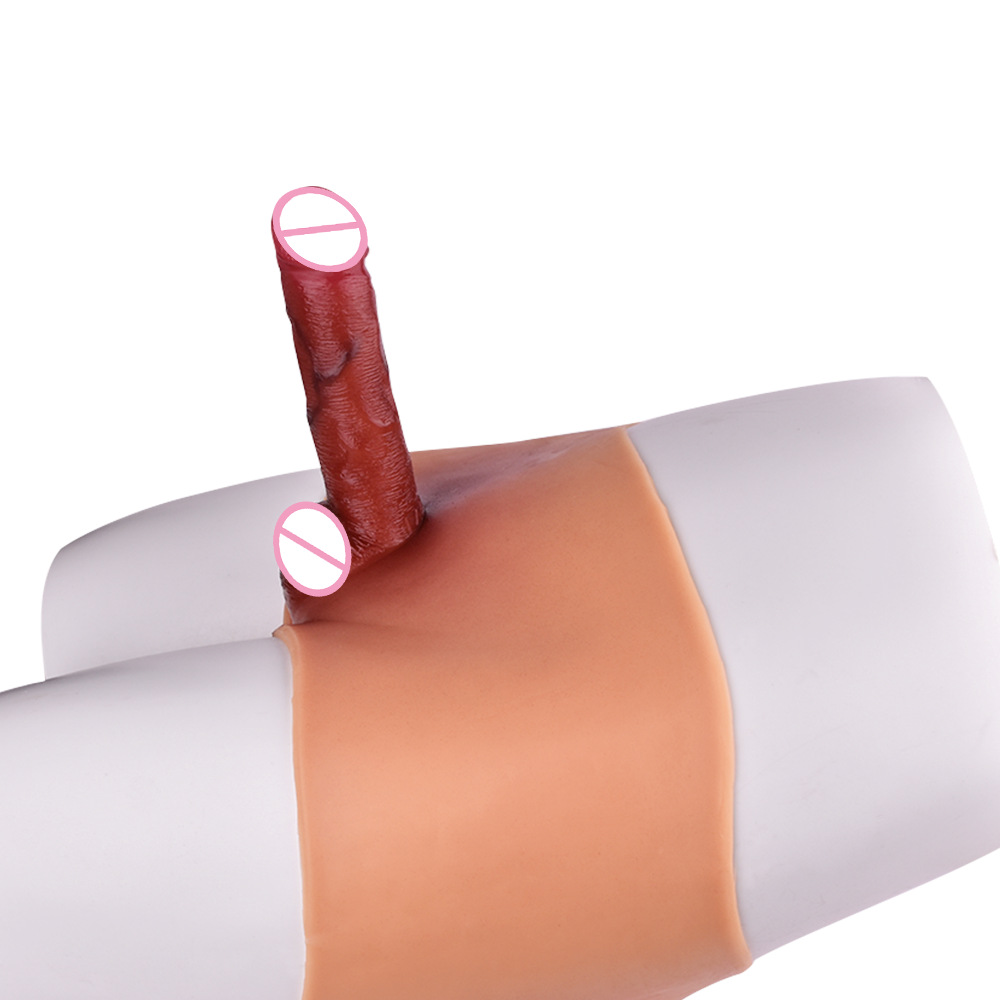 Women's Wearable Dildo Pants Liquid Silicone 4