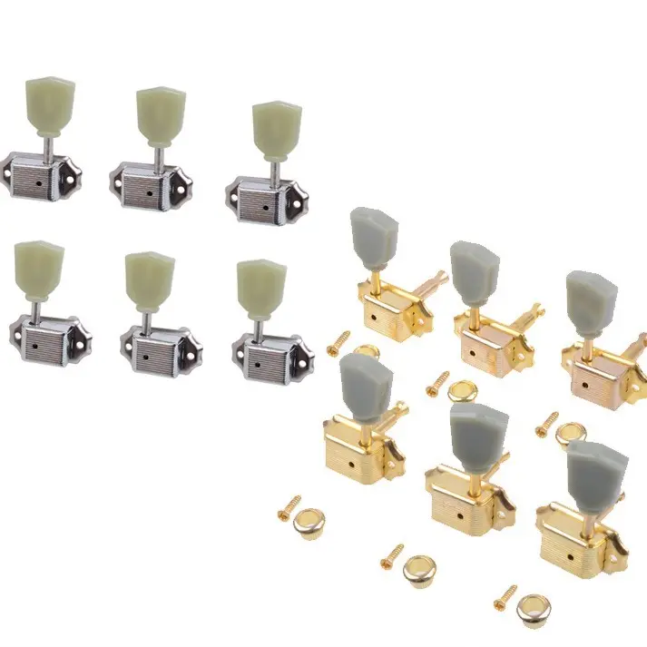 TEMU Vintage Guitar Tuning Pegs Jade Diamond Handle