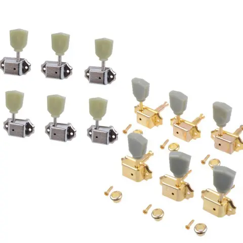TEMU Vintage Guitar Tuning Pegs Jade Diamond Handle