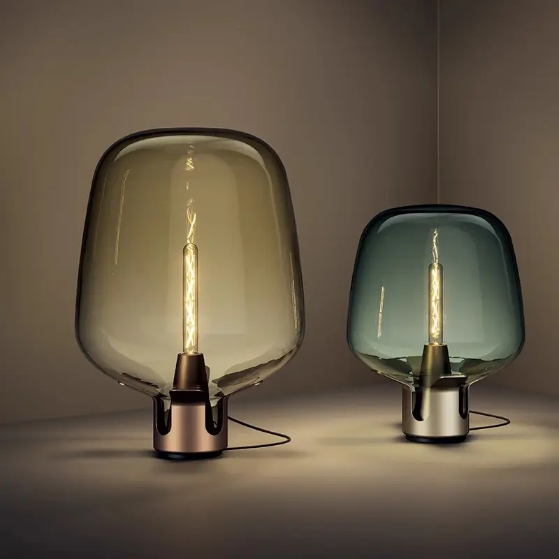 Glass Lamp Study Living Room Bedroom