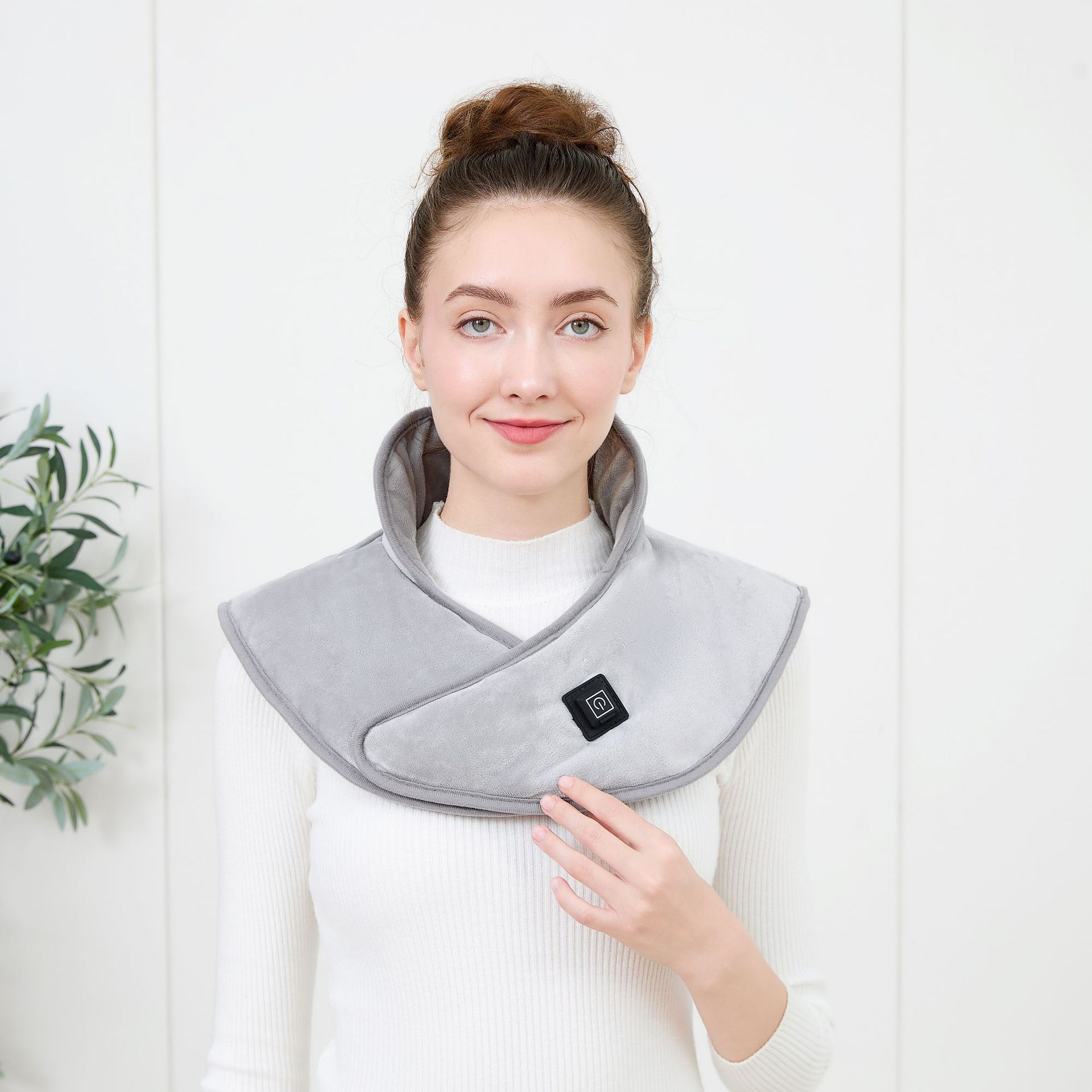 USB-heated Shawl Winter Warm Heating Scarf