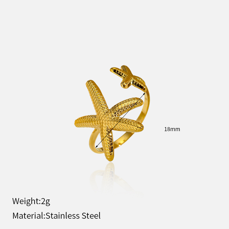 Fashionable Stainless Steel Shaped Ring For Women