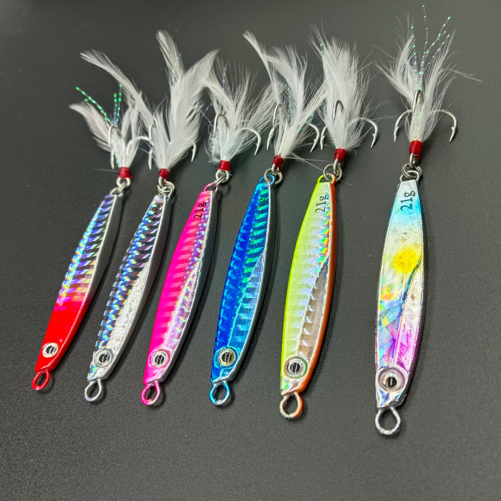 Feather Hook Sequins Lure Bait