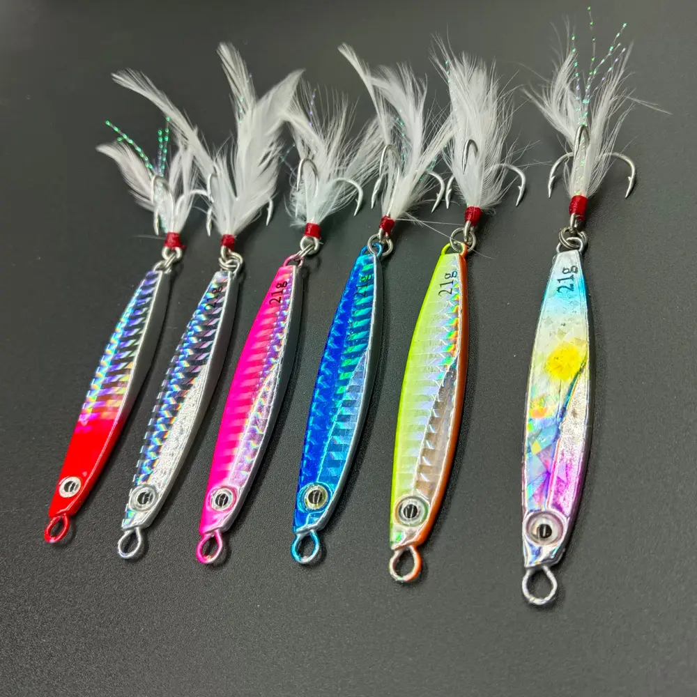 Feather Hook Sequins Lure Bait