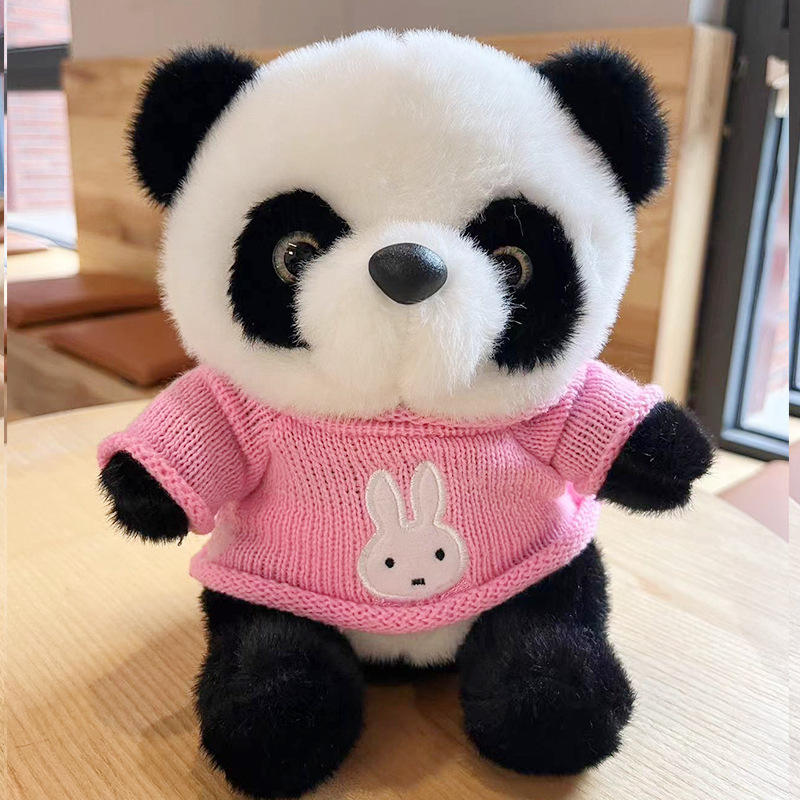 Pink Rabbit Head Sweater Panda