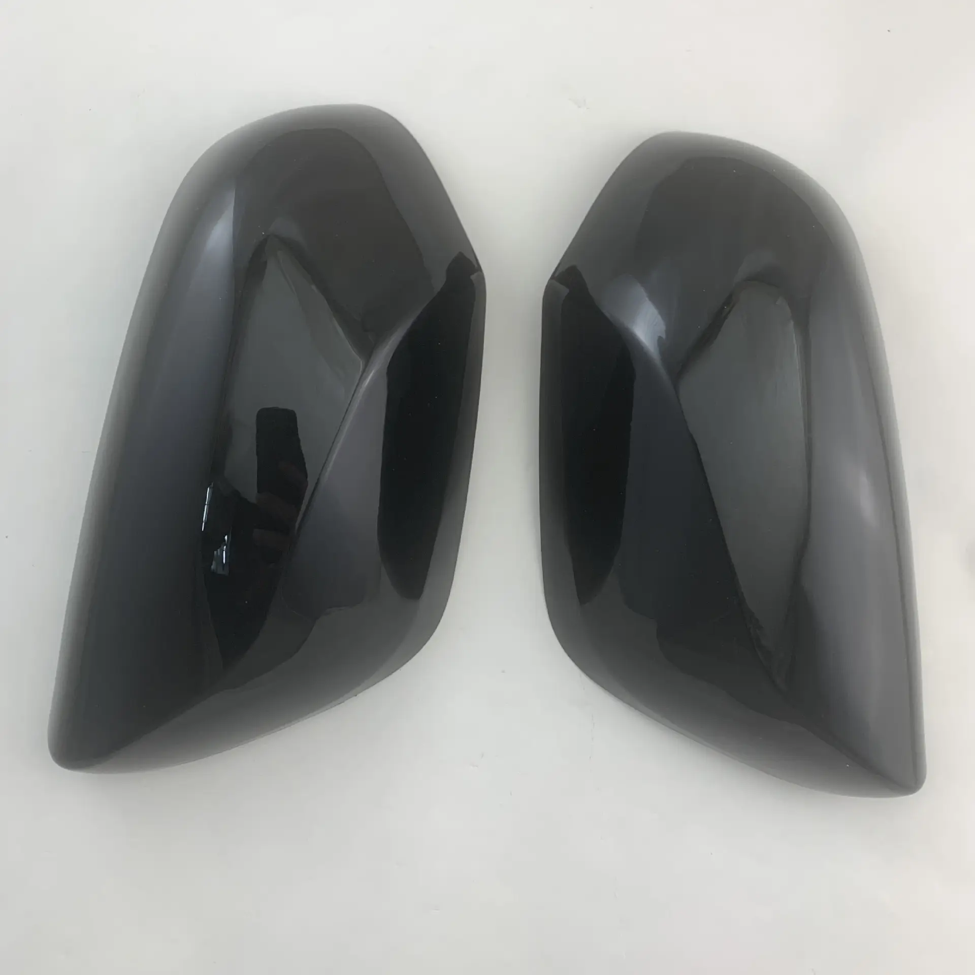 Bright Black Rear View Mirror Cover Car