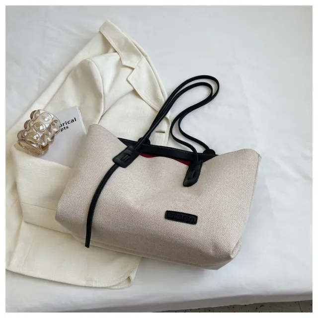 Shoulder Bag Simple Fashion All match Casual Handbag Black - Shop at LoveMi