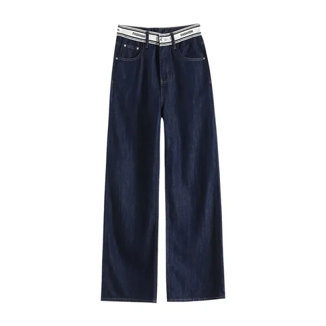 Fashion Women's Summer Wide Leg Mop Pants Blue - Shop at LoveMi