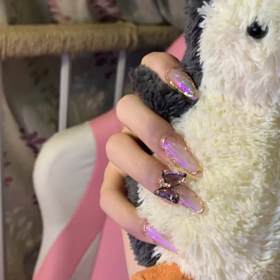 Removable Long-lasting Handmade Phototherapy Finished Product Nail Stickers