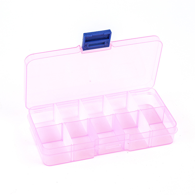 Plastic Detachable Accessories Jewellery Toy Parts Storage Box