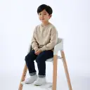 Solid Wood Adjustable Baby Dining Chair view 6