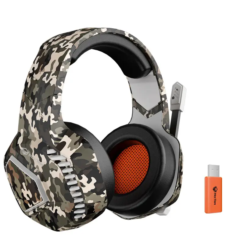 Wireless Bluetooth Gaming Headset Rotatable Noise Reduction