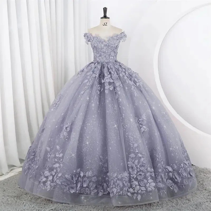 Short-Sleeve Long Evening Dress, picture 11 of 11