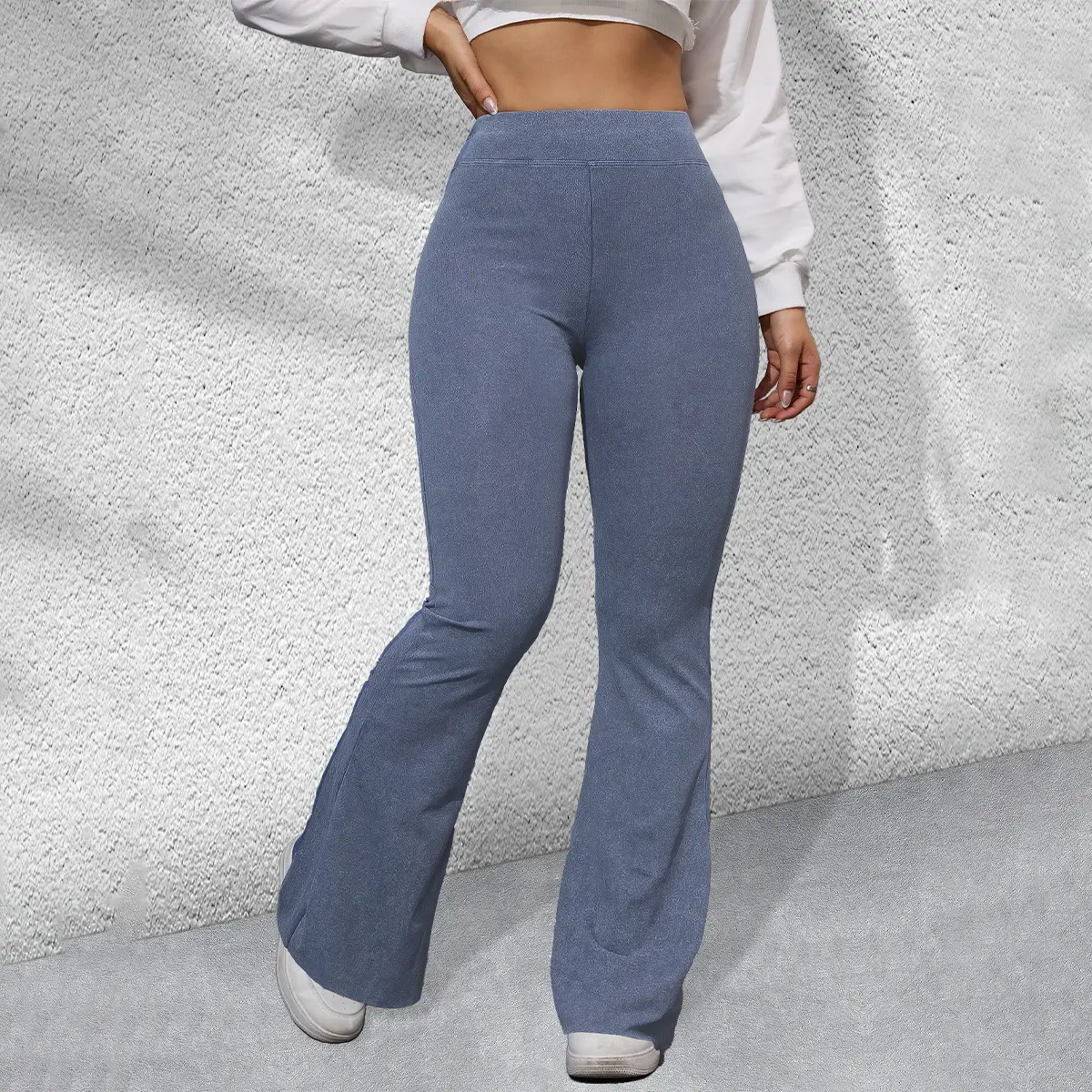 Breathable Straight-Leg Bootcut Pants