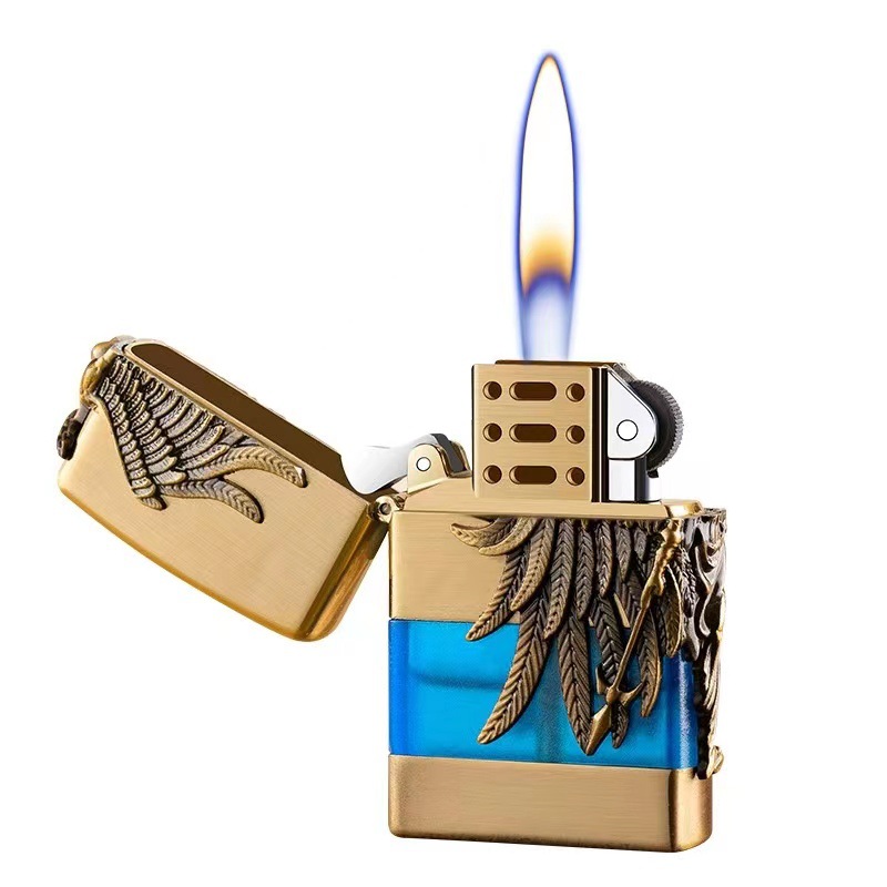 Inflatable Transparent Bin Grinding Wheel Gas Lighter - Image 3