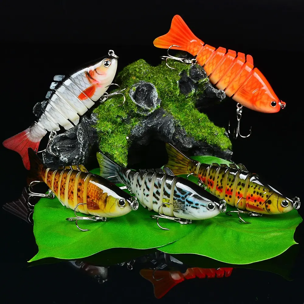 10cm Lure Fishing Bait Plastic Hard Multi-Section