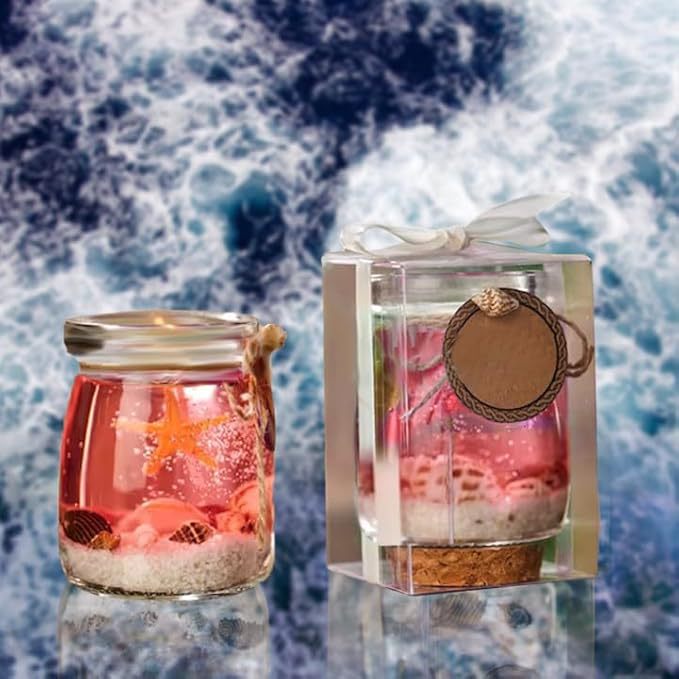 Title 7, Ocean Theme Aromatherapy Candle