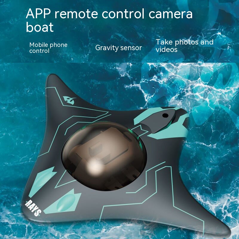 Remote Control Six-way Real-time Transmission Underwater Camera Boat Photo Video Visual Remote-control Ship