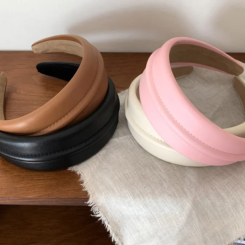 Temperament Western Style High-end High-grade Leather Wide