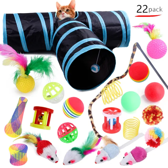 Cat Toy Set Funny Cat Assembled Toys Cat Tunnel Cat Tunnel Pet Supplies B99502 - Shop at LoveMi