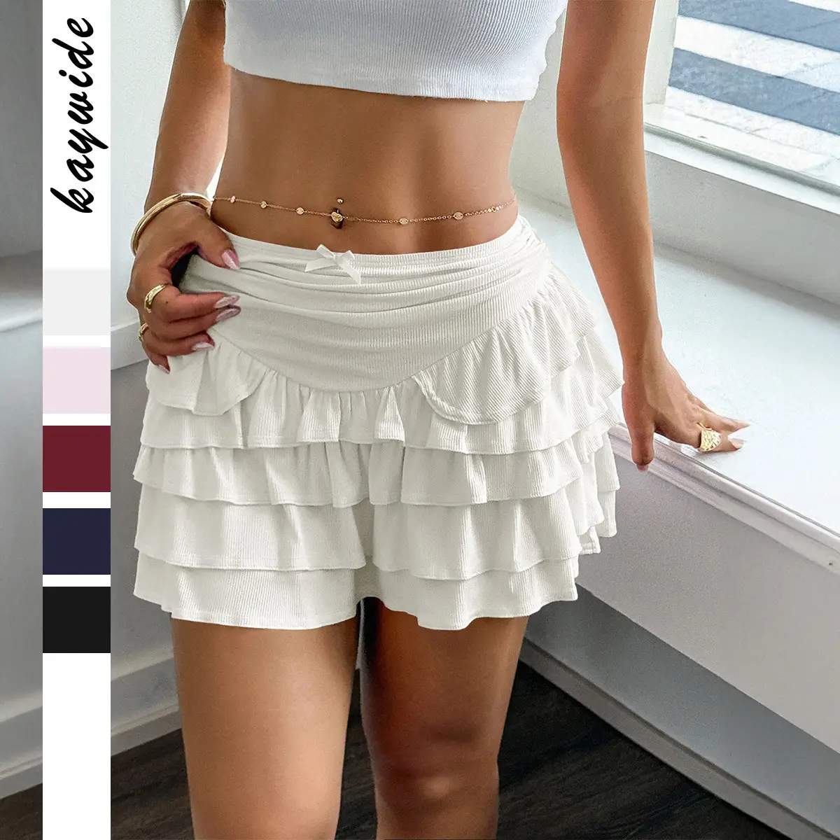 Women's Sexy Summer Outfit Midi Skirt