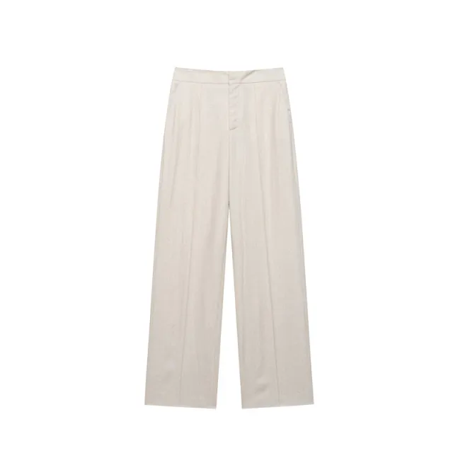 Linen Blended Short Sleeve Suit Coat Pants - Shop at LoveMi