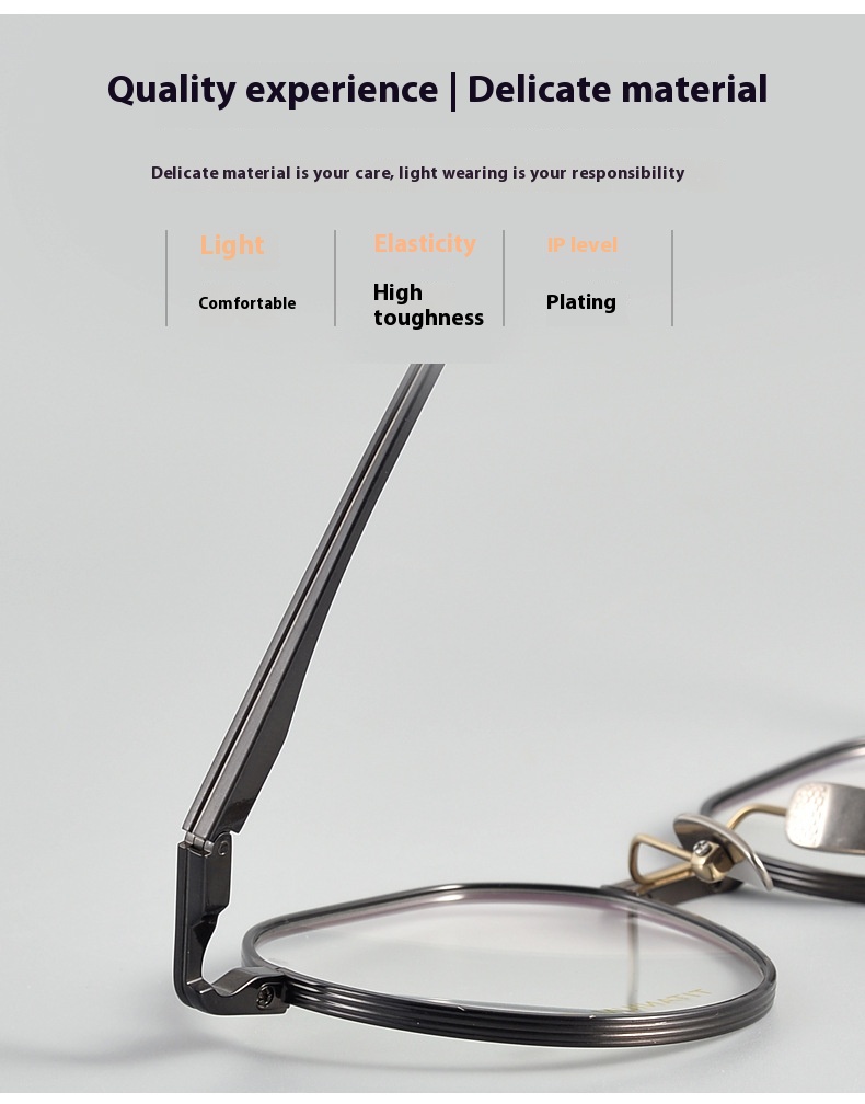 Ultra Light Pure Titanium Vintage Round Frame Spectacle - Image 15