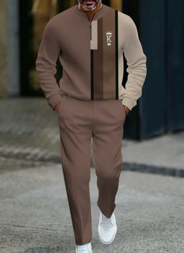 Men's Casual Long-Sleeve Pants Set | Coordinated Comfort Wear Canada — view 11