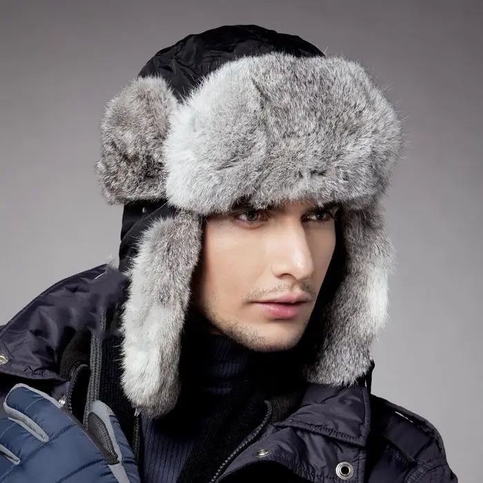 Men And Women Rabbit Fur Hat Couple