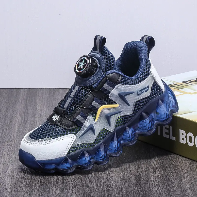 Boys' Hollow Mesh Surface Breathable Leisure Sports