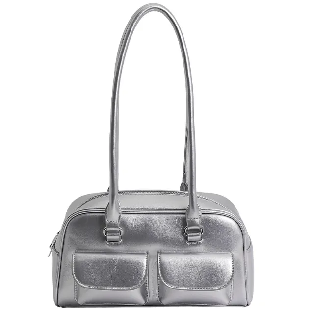Niche Single Shoulder Bag For Women Silver - Shop at LoveMi